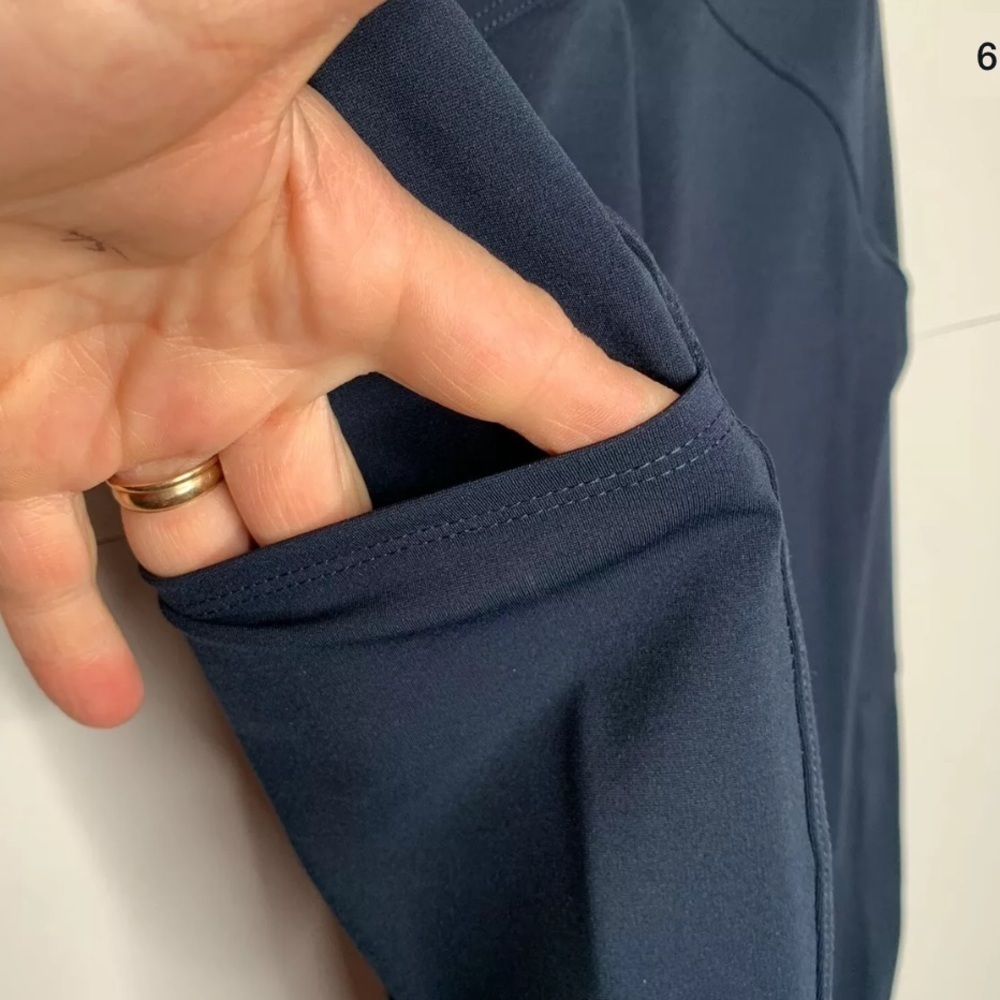 Zuda Womens Z Stretch Momentum Navy Leggings Small - Picture 8 of 9